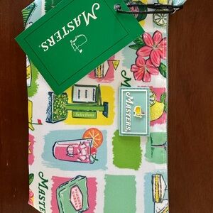 Masters Floral and Beverage Print Pouch